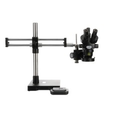 Luxo Microscope Syetem ESD-Safe, S-Z 23mm TRU Trinocular, RB Stand, Dimmable LED-High Output Ring Light, USB 3.0 Camera