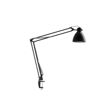 Luxo L-1 LED task light with edge clamp, Black